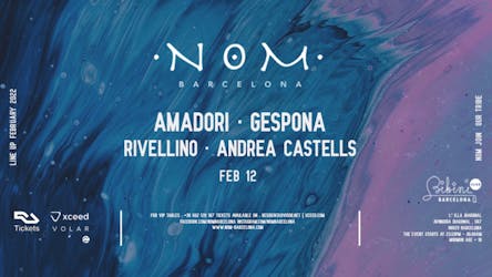 N O M Pres: Amadori, Gespona, Rivellino, Andrea Castells.